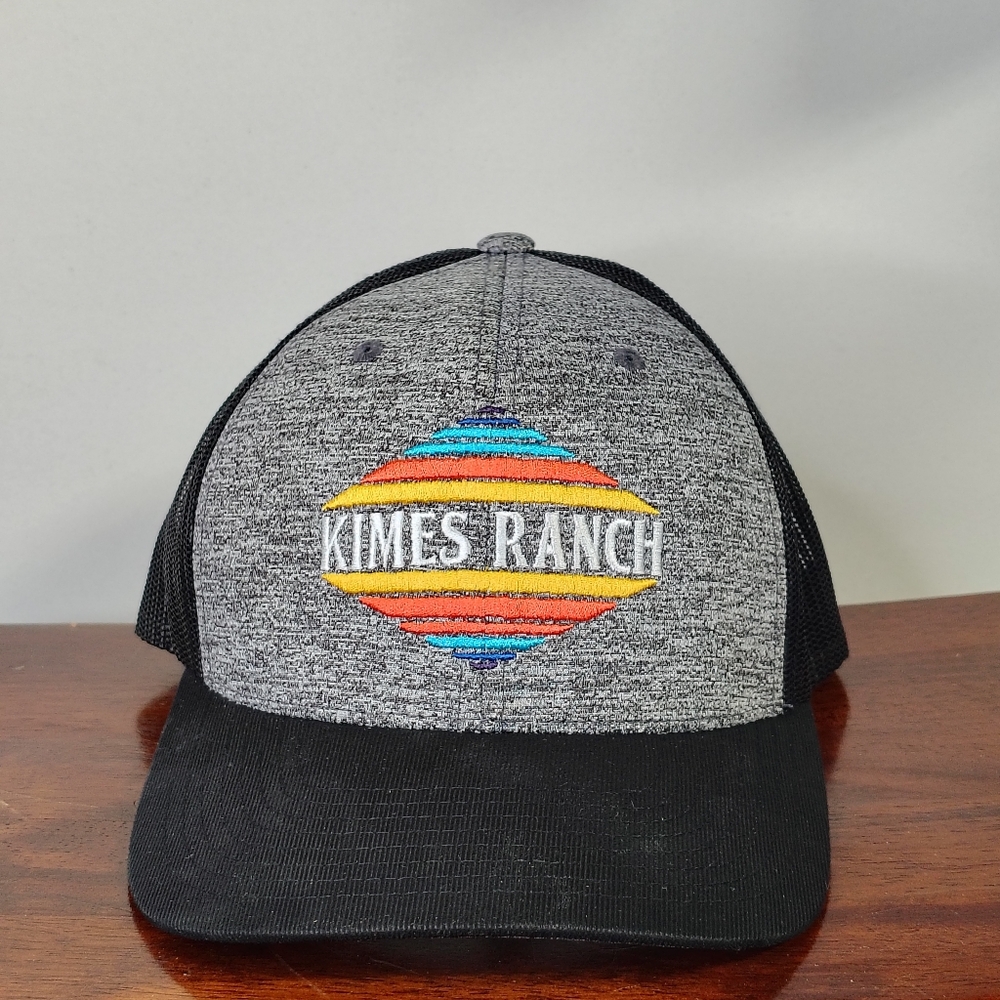 Kimes Ranch Mesh Hat Cap Snap‎ Back Elpaso Gray Black Trucker Western Work Men's